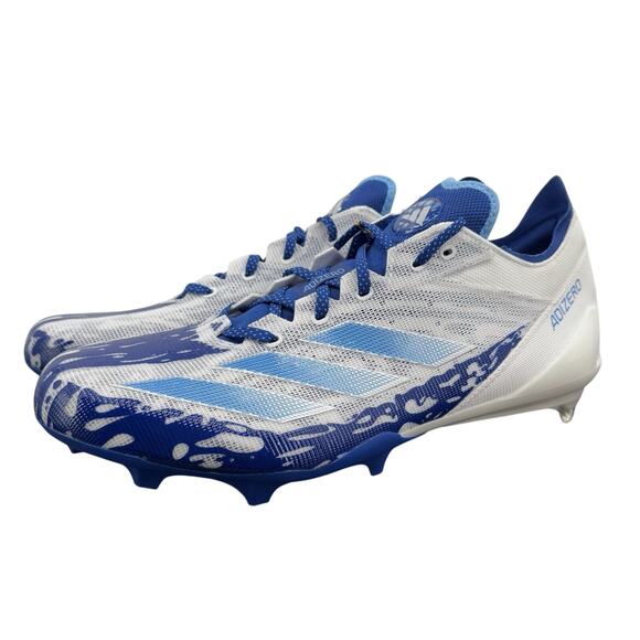 Adidas adizero Electric Blue White Football Cleats Mens Size 12 NWOB main image 7